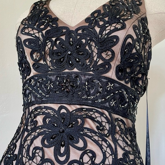 Sue Wong Stunning Brand New with Tags Black Lace Lined Dress Size: 0 - Picture 5 of 15